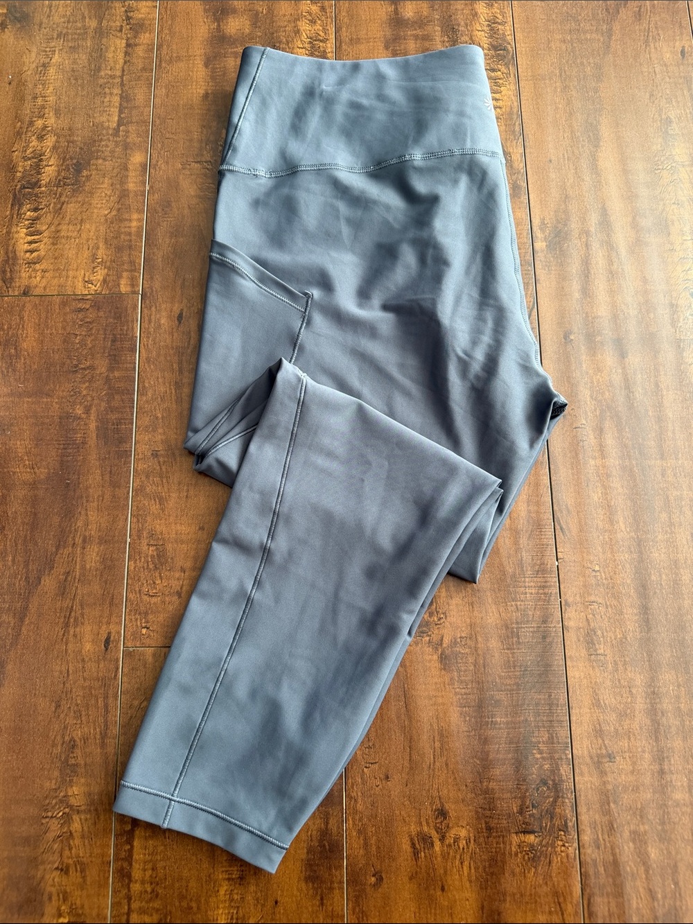 Athleta High-Rise Leggings in Slate Gray-Blue